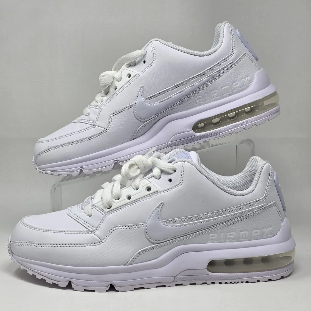 Nike Air Max LTD 3 Triple White Men's Size  8 Sneakers Shoes 687977-111 New